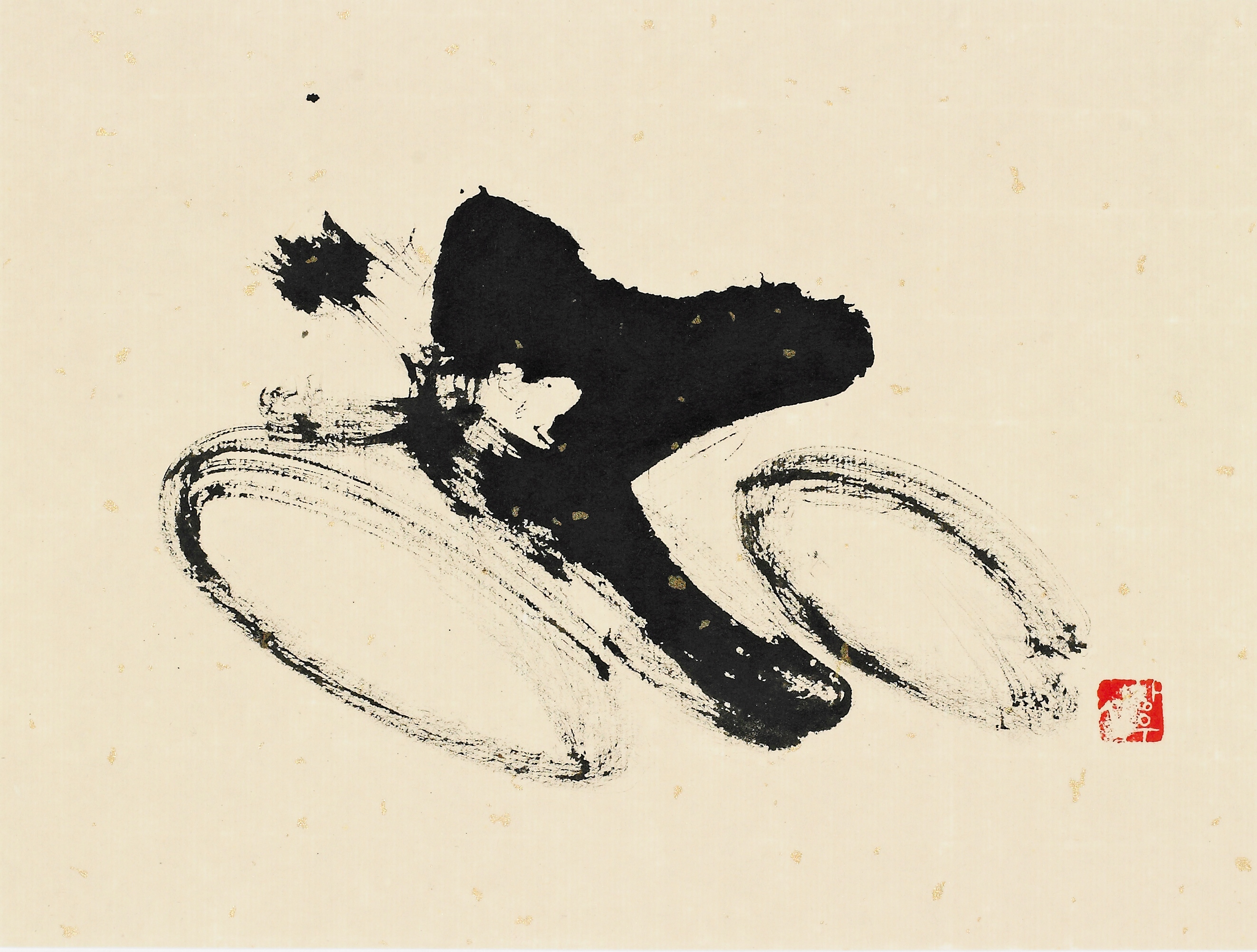 Cycling, 2019-40, 24x18cm, 화선지에 먹.jpg